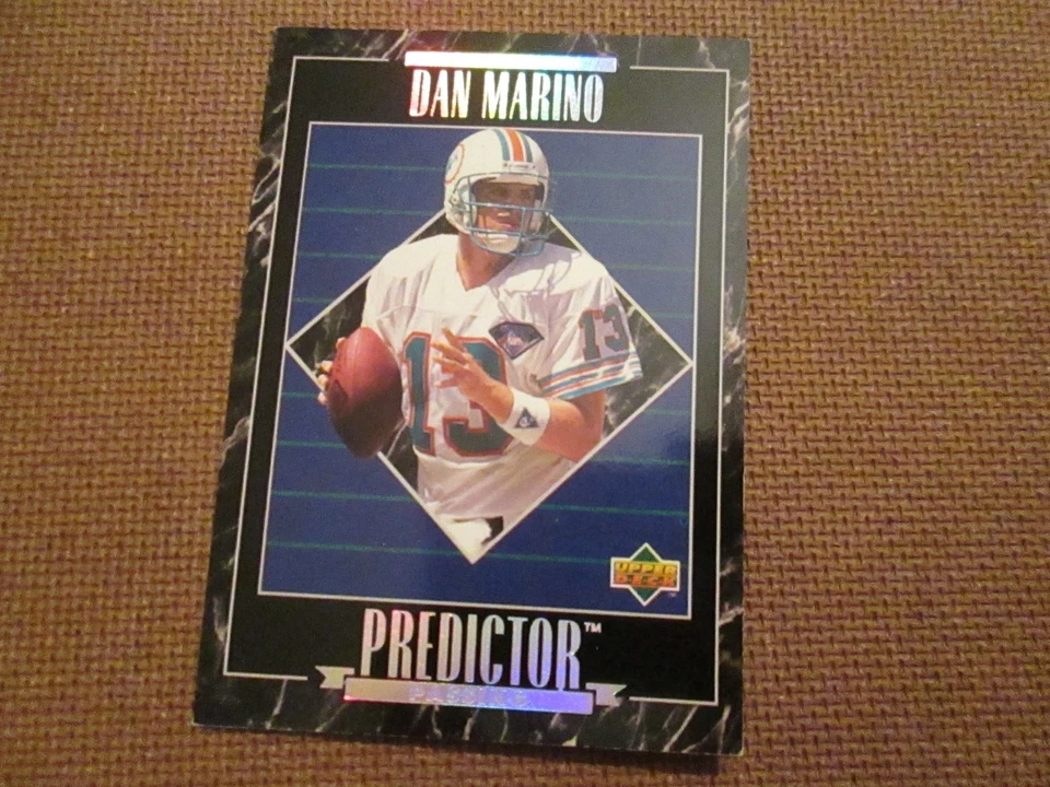 1995 Upper Deck Predictor League Leader Dan Marino Miami Dolphins  - Image 1 of 1