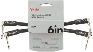 Fender Professional Series Guitar Patch Cable 2-PACK, Black, Right-Angle, 6" in - Picture 1 of 3