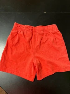 BOYS SIZE 2 OSHKOSH SHORTS RED POCKETS PULL ON - Picture 1 of 2