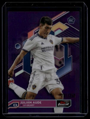 2023 Topps Finest MLS #79 Julian Aude Purple Refractor #/250 - Image 1 of 2