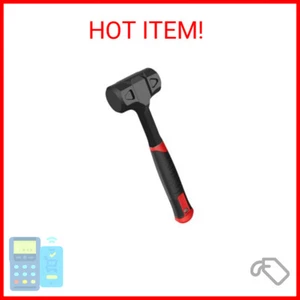 2LB(32oz)Dead Blow Hammer-Heavy Duty One-Piece Forged Carbon Steel Construction, - Picture 1 of 2