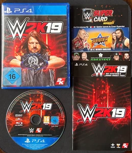 WWE 2K19 (Sony PlayStation 4 PS4 2018) CIB w Manual & Inserts TESTED Region Free - Picture 1 of 7