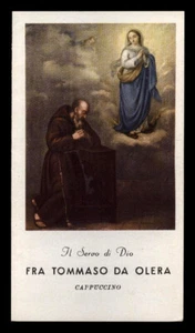santino-holy card B. TOMMASO DA OLERA - Imagen 1 de 1