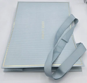 ESTEE LAUDER GIFT STORE BAG Duck Egg Blue 31.5cmx25cmx12cm Lovely Latest Season - Picture 1 of 5
