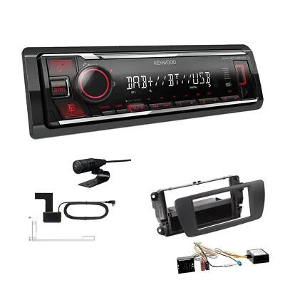 Kenwood KMM-BT408DAB Autoradio Bluetooth für Seat Ibiza IV Ibiza IV ST Canbus - Bild 1 von 4