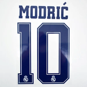 2019-20 Real Madrid Player Issue Third Blue Name Set Sporting ID - #10 MODRIC - Imagen 1 de 1