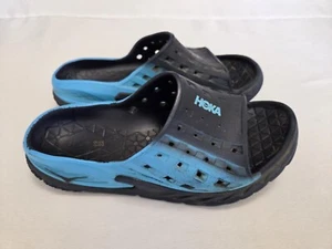 Hoka One One Ora Recovery Slide BLUE Comfort Men's Size 7 US / Women’s 9 US - Picture 1 of 5