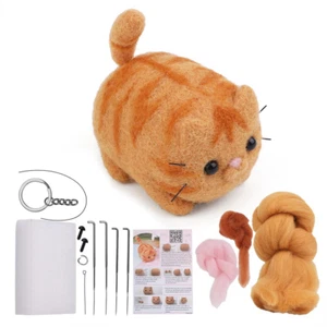 Animals Needle Felting Set, DIY Wool Felt Materials Set with Felting Tool7040 - Picture 1 of 6