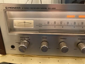 Pioneer SX-450 Stereo AM/FM Receiver - Picture 1 of 5