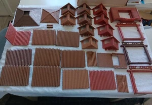 Vintage Marx Fort Apache Playset Fence And Posts Hugh Lot Mixed Sets Parts  - Picture 1 of 24