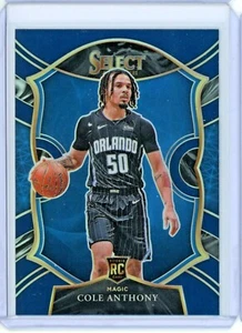 2020-21 Select Cole Anthony #75 Blue Concourse Silver Prizm Rookie RC Magic! ฿₲ - Foto 1 di 2