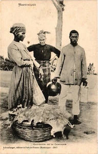 Martinique, Caribbean Islands, Native People, Types, Vintage Postcard (800) - Picture 1 of 2