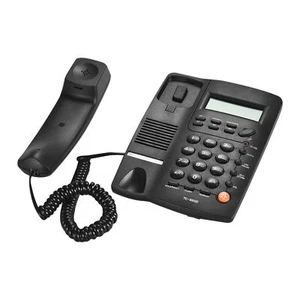 Home Corded Telephone Desk LCD Caller Landline Call Answer Machine O9I6 - Zdjęcie 1 z 7