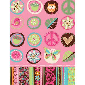 HIPPIE CHICK Table Cover 2.5m x 1.3m Kids Birthday Party SuppliesTablecloth
