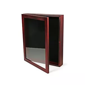 12x15 Large Shadow Box Frame, Deep Shadow Box Display Case, Red Shadow Box, S... - Picture 1 of 8