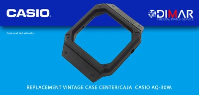 REPLACEMENT VINTAGE CAJA/CASE CENTER CASIO AQ-30W, NOS