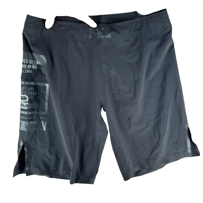 Pantalones Cortos de Playa para Nadar Reebok Speedwick Para Hombre Talla 32 Negros Costuras Selladas Cordón Foto 1 de 4