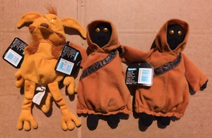 Star Wars SALACIOUS CRUMB JAWA X 2 BEANIE BUDDY BUDDIES 1997 N158 - Picture 1 of 9