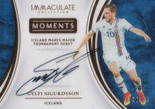 2017 Immaculate Moments Autographs Gylfi Sigurdsson #20/75 - Island