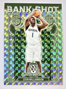 2023-24 Panini Mosaic Zion Williamson Silver Mosaic Prizm Bank Shot Pelicans #9 - Imagen 1 de 2