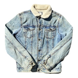 zara sherpa denim jacket