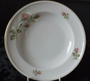 Hutschenreuther Arzberg Bavaria Germany Porzellan Goldrand Rosen Suppenteller - Bild 1 von 3