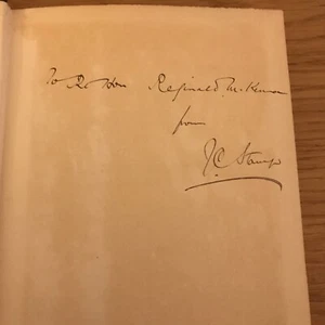 SIGNED Sir Josiah Stamp Some Economic Factors In Modern Life 1929 1st V Scarce - Picture 1 of 3