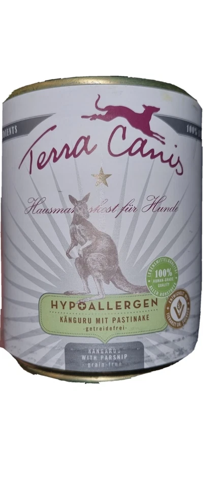 Terra Canis Hypoallergen Känguru 800 gramm  Hausmannskost für Hunde  - Bild 1 von 1