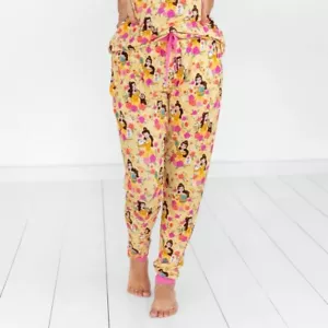 Little Sleepies 🌹 GRANDE Disney Princesa BELLE Mujer Pijama PJ Pantalones Jogger - Imagen 1 de 4