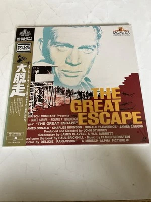 The Great Escape Laserdisc Japan Steve McQueen NJWL-51257 Read Foto 1 de 4