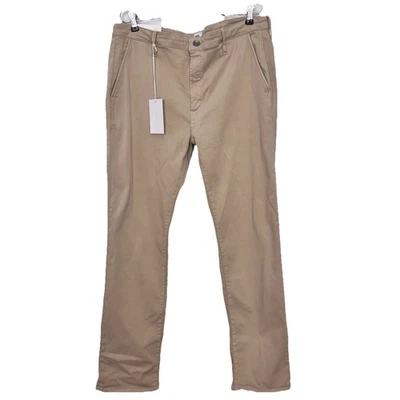 Edwin $168 Slim Otis Chinos Oister Beige Pants Mens Size 38 Waist X 32 L Skinny - Image 1 of 4