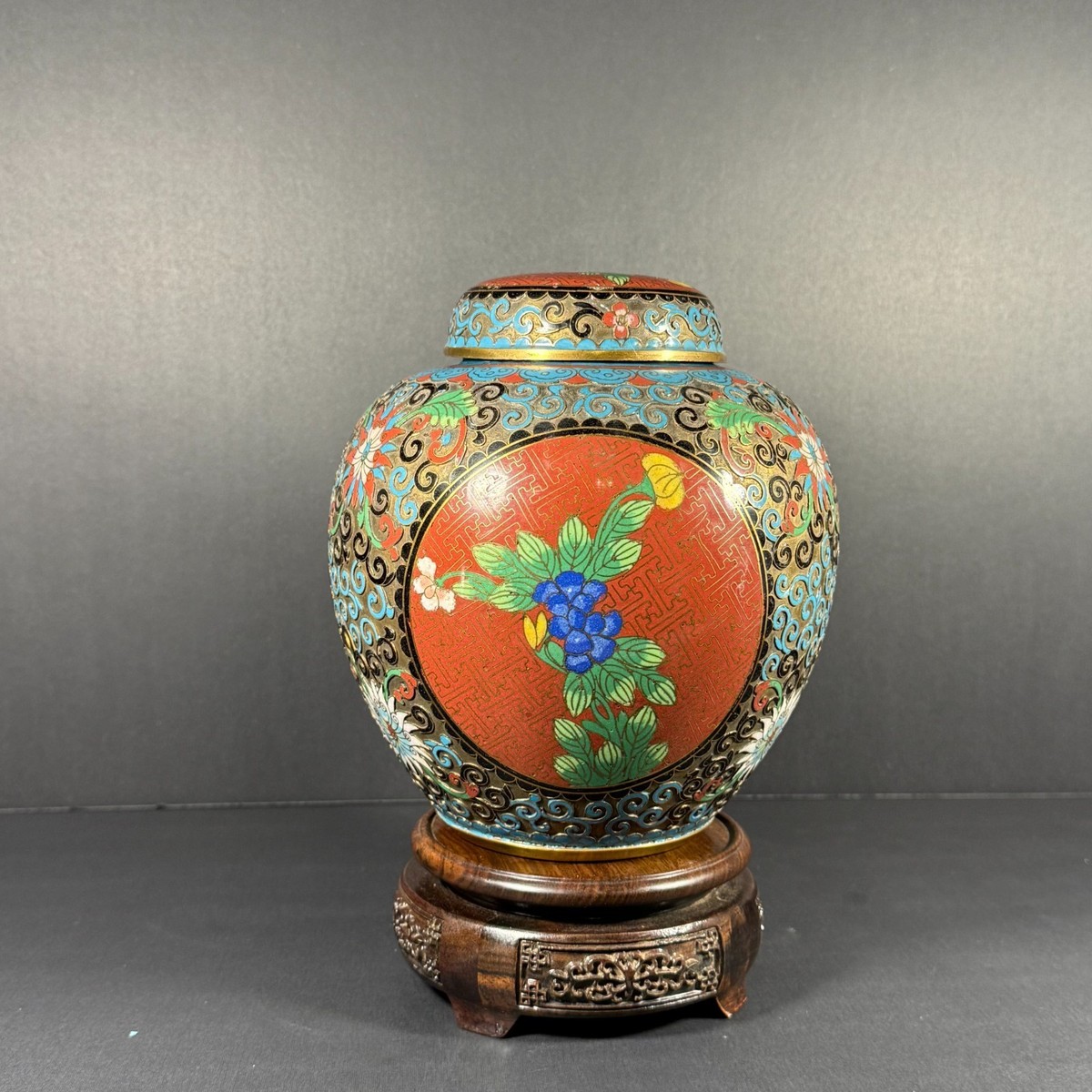 景泰蓝花瓶| eBay
