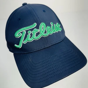 Titleist Golf Shamrock Hat Cap Navy Blue Embroidered Irish Clover - Picture 1 of 10