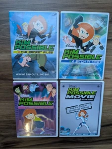 Kim Possible 4 Disc Collection Secret Files/Stitch in Time/So the Drama/Villain - Picture 1 of 14