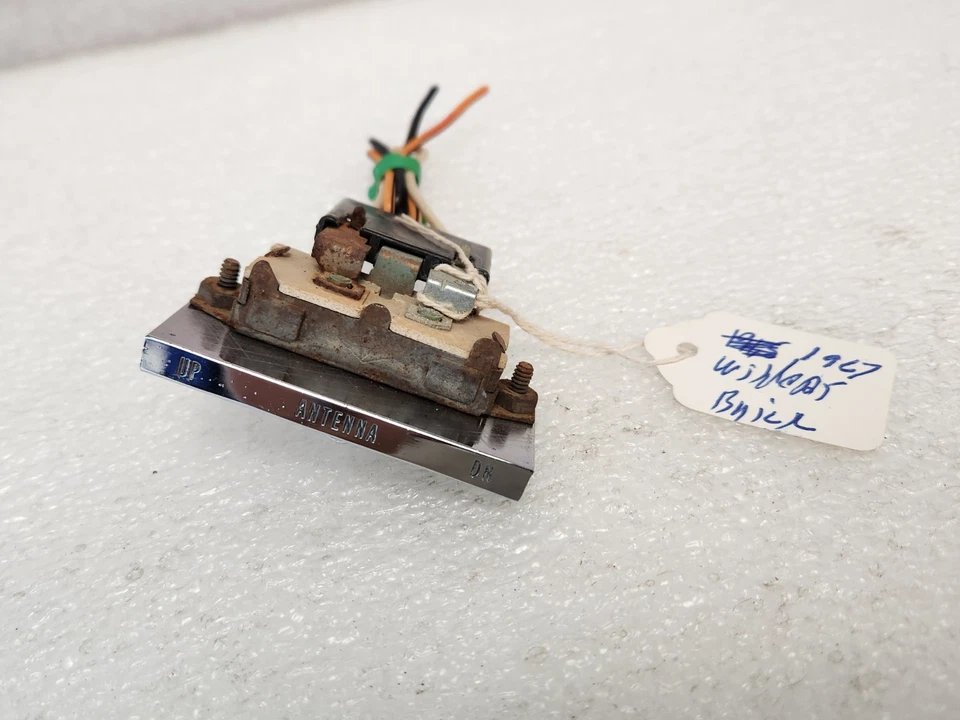 1966 1967 Buick Wildcat LeSabre Electra 225 Power Antenna Switch Wiring OEM GM - Image 1 of 4