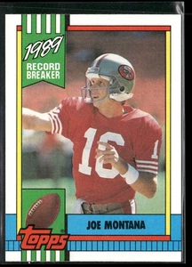 Joe Montana 1990 Topps #1 San Francisco 49ers - Picture 1 of 2