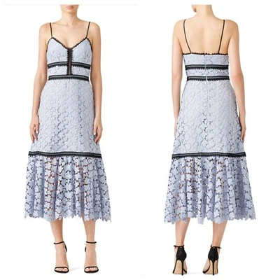 Jill Jill Stuart Lace Dress Womens 8 Cocktail Wedding Bridgerton  Romantic  - Image 1 of 4