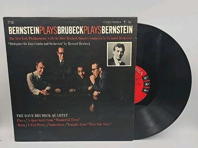 Bernstein Plays Brubeck Plays Bernstein Vinyl LP OG 1960 Columbia CL-1466 EX/VG+ - Image 1 of 4