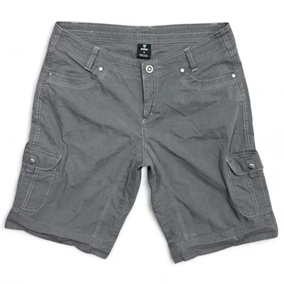 Шорты женские Kuhl Splash 12 серые грузовые 11 дюймов внутренний шов 6084 походы на открытом воздухе скалолазание - Изображение 1 из 4