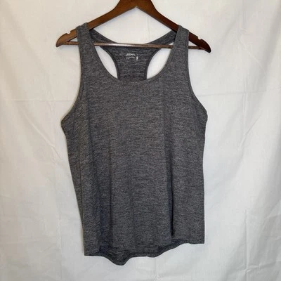Jockey Women’s Activewear Racer Back Tank Gray  Size L - Image 1 of 4