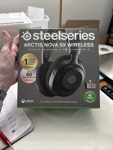 SteelSeries Arctis Nova 5X Cuffie da Gioco Wireless Xbox Nero 61676 Nuove - Foto 1 di 12