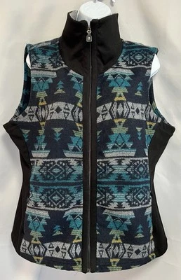 Royal Robbins Mujer Chaleco Chaqueta Mediana Estampado Azteca Suroeste Talla XL Foto 1 de 4