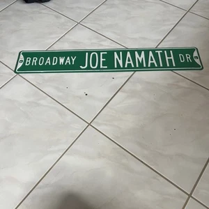 Joe Namath Straßenschild - Bild 1 von 5