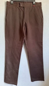Carolina Herrera CH Hose Herren Gr. 34 braun Taschen 100% Baumwolle Chino Freizeit - Bild 1 von 16