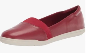 Easy Spirit Women's Bounce Ballet Flat Ballet Red - Size 6 M - Picture 1 of 5