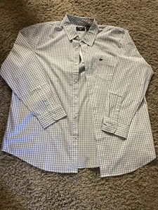 dockers dress shirt XL White And Black - Picture 1 of 4