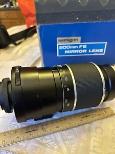 Samigon 500mm F8 Lens W/ Canon EOS Mount - Picture 1 of 11