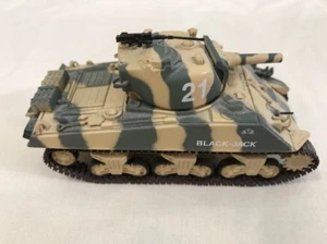 1998 Matchbox Collectibles 1:72 Scale WWII Sherman M4A3/105 mm Black Jack TANK - Picture 1 of 12