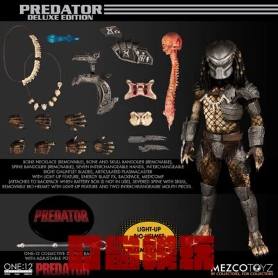 Figura de acción Mezco Toyz ONE:12 Collective Predator edición Deluxe Stock Shiner Foto 1 de 4