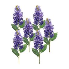 Melrose Varigated Purple Lilac Flower Stem (Set of 6)